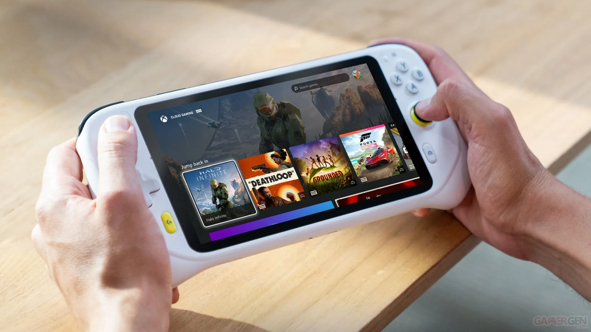 Logitech G Cloud Microsoft Dévoile Une Console Portable Pour Le Cloud Gaming