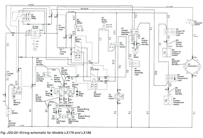 Lt133 Wiring Schematic Wiring Diagram