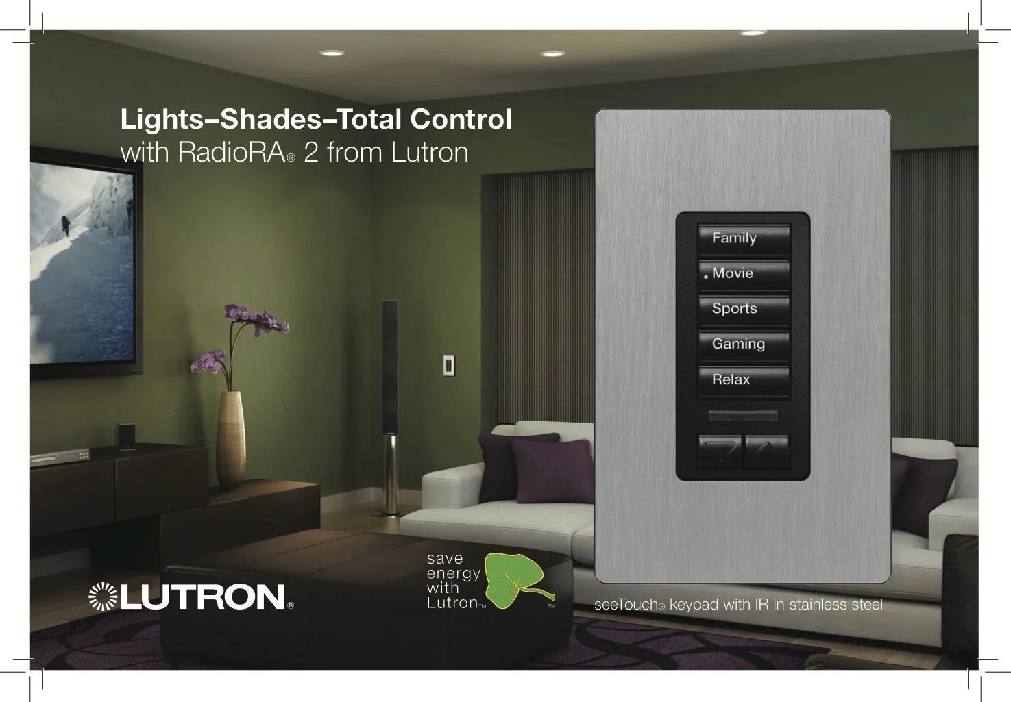 Lutron Lighting Control Panel Lightcontrolsystem Lutron Lighting Lutron Lighting Control System