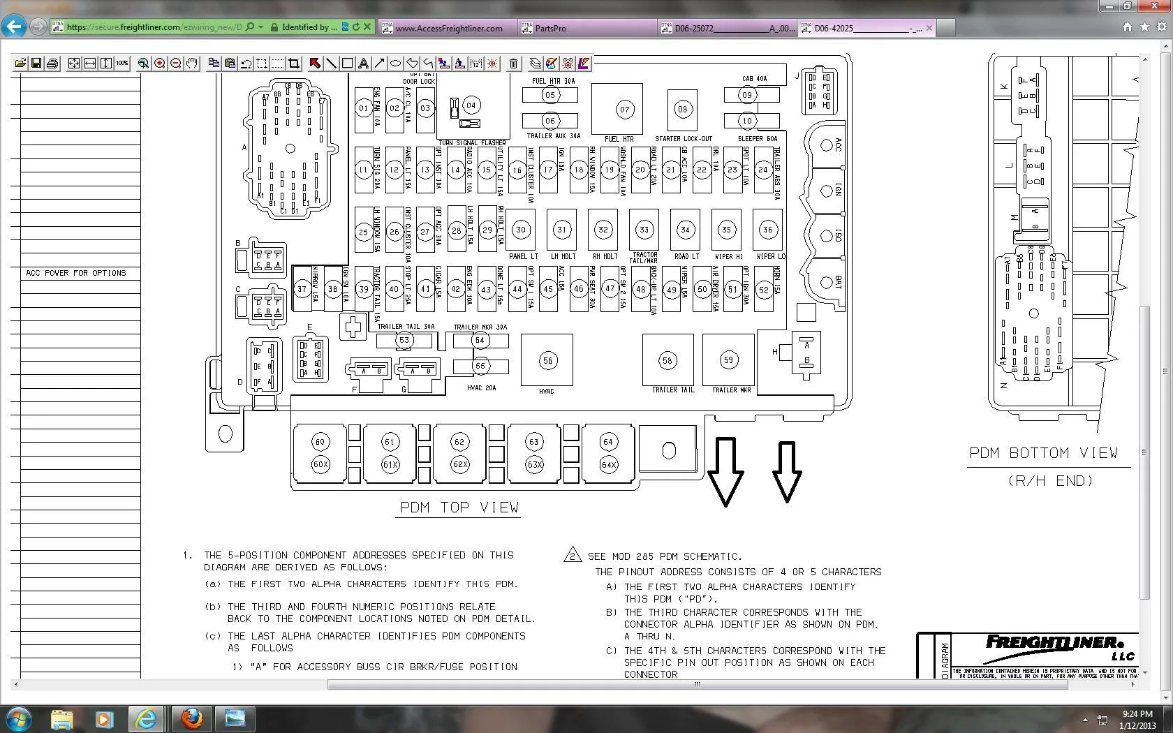 Mack Gu Fuse Panel Diagram
