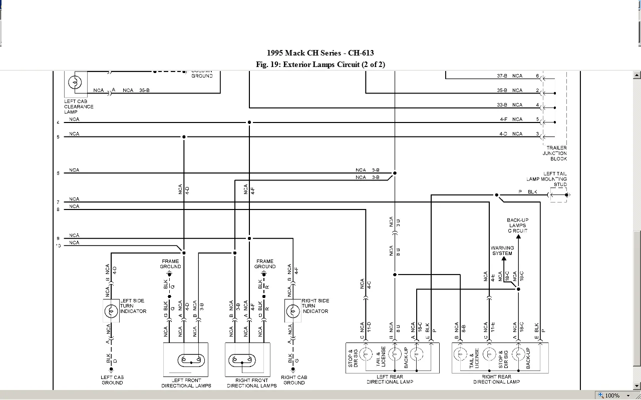Mack Truck Fuse Panel Diagram