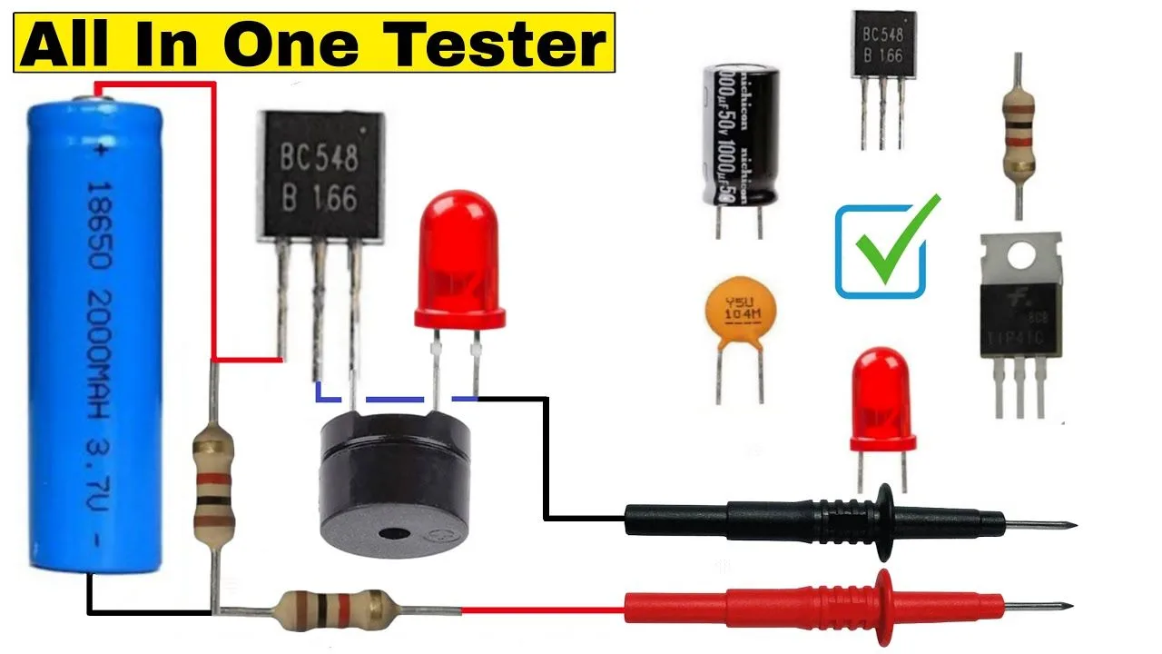 Magic Tester Circuit Diagram All Component Tester Magic T
