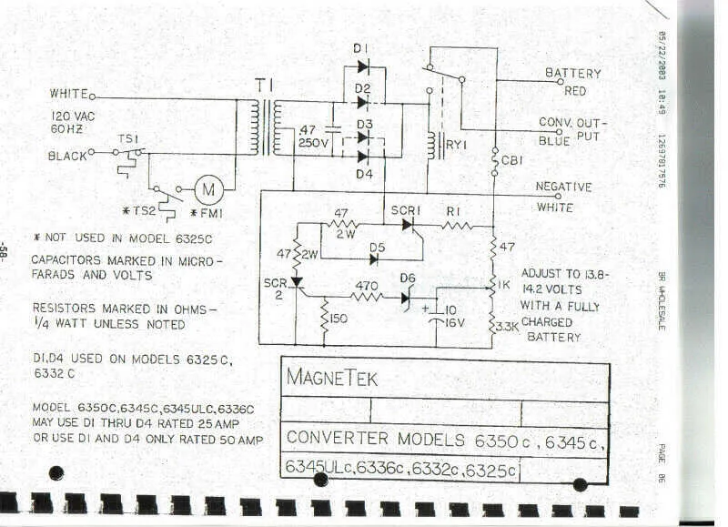 Magnetek Motor Wiring Diagram