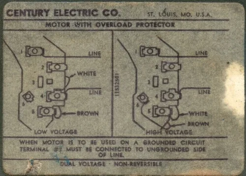 Magnetek Motor Wiring Diagram