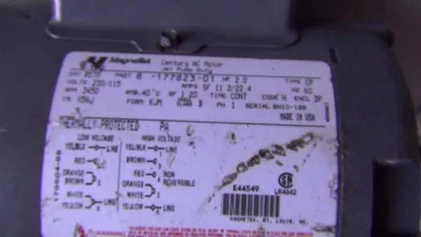 Magnetek Spa Pump Motor Car Wiring Diagram