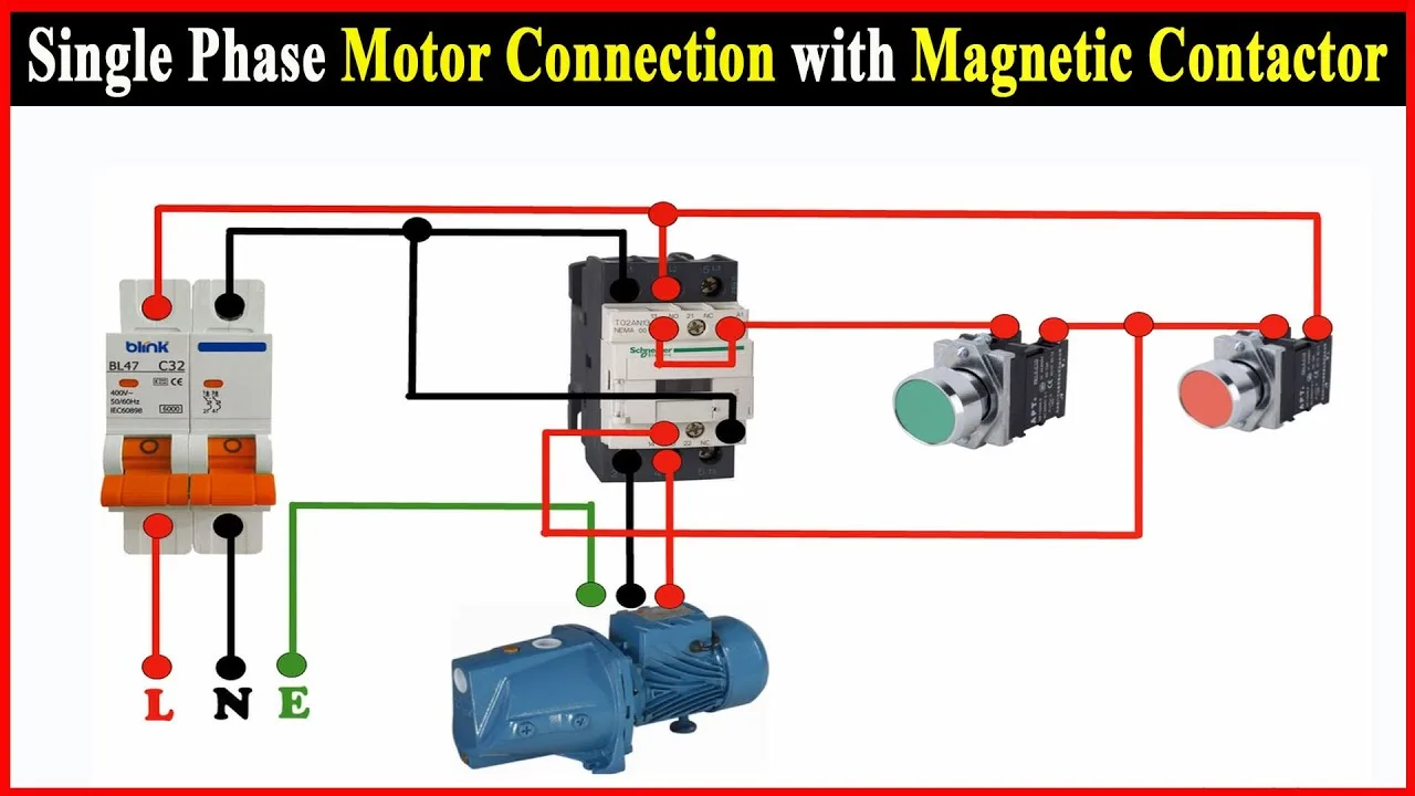 Magnetic Motor Starter Diagram