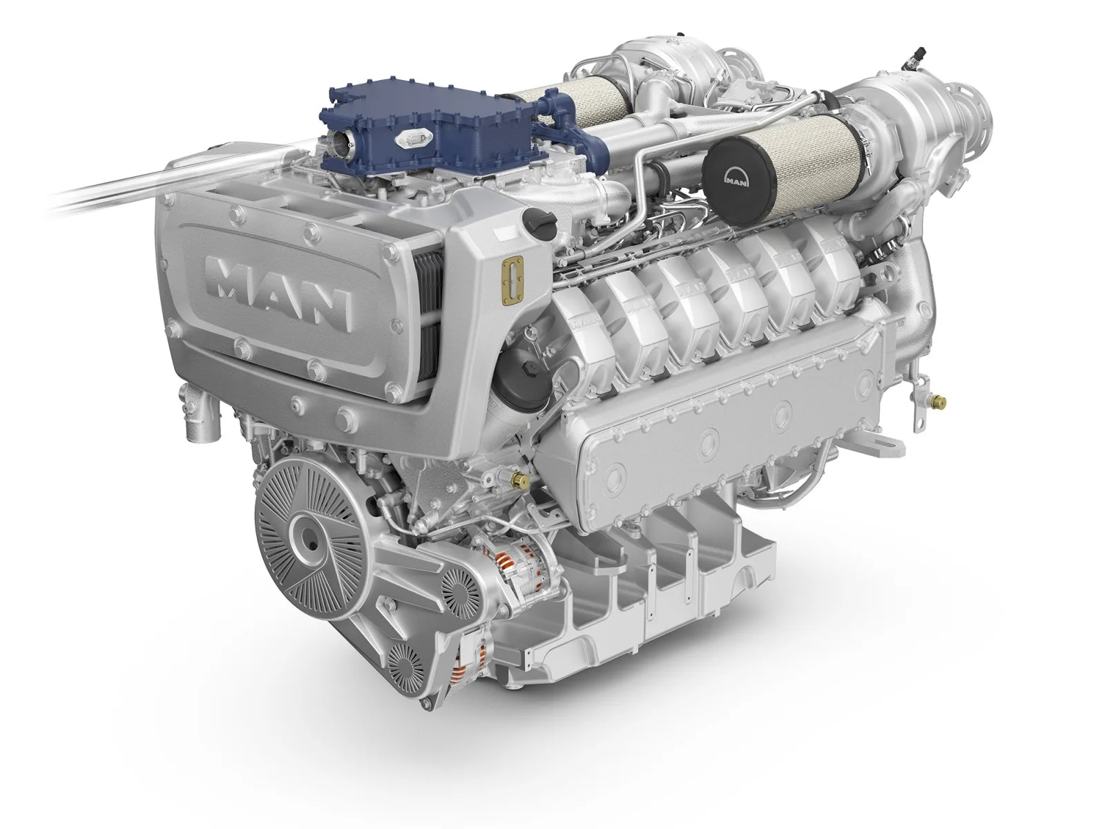 Man Engines The First Dual Fuel Hydrogen Engines In Use On A Work Boat
