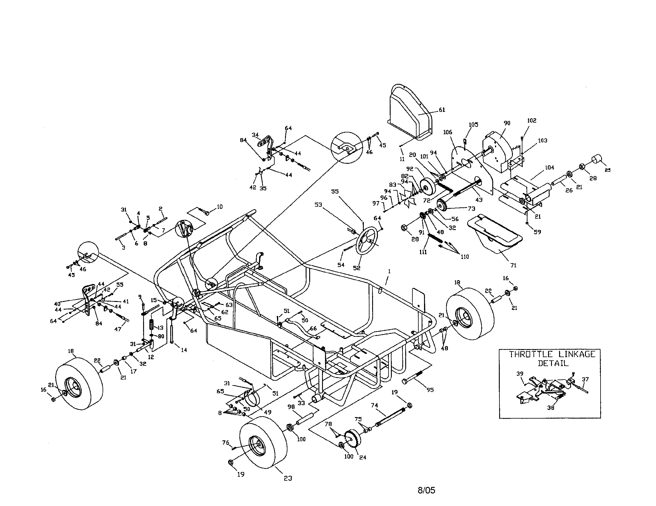 Manco Go Kart Parts Diagram