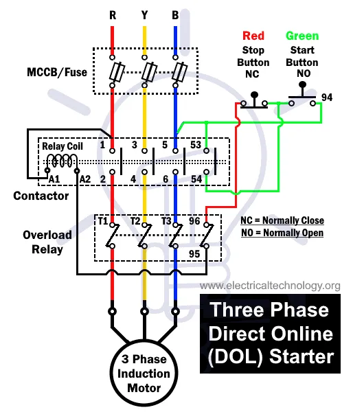 Manual Motor Starter Schematic