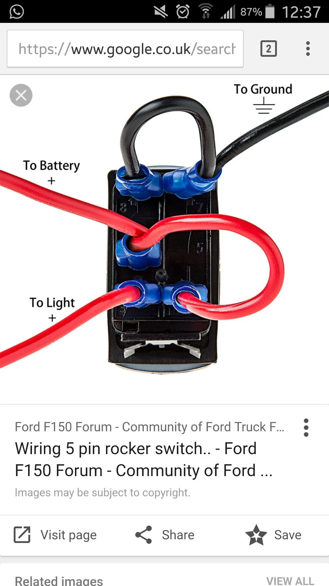 Marine Rocker Panel Switch Wiring Diagram