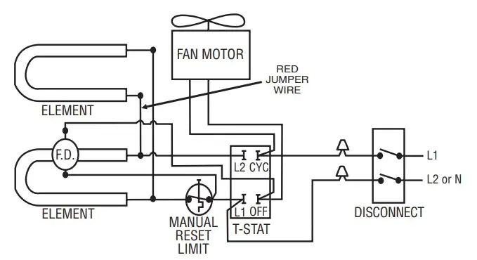 Marley Whb3000 Fan Forced Electric Wall Heaters Instruction Manual