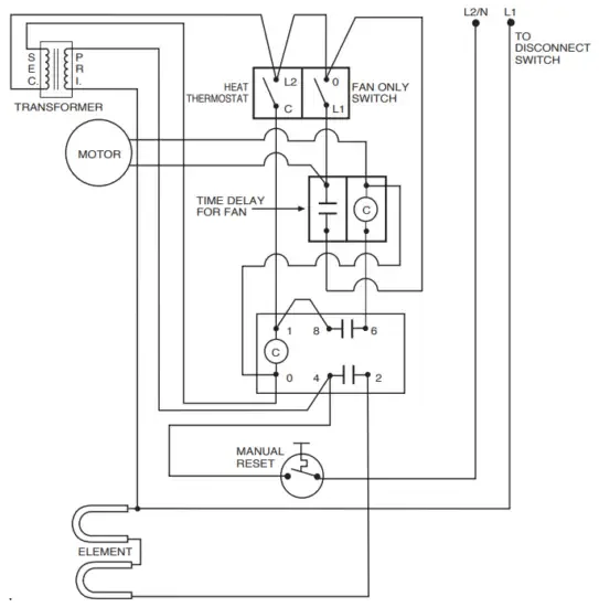 Marley Whb3000 Fan Forced Electric Wall Heaters Instruction Manual Manuals