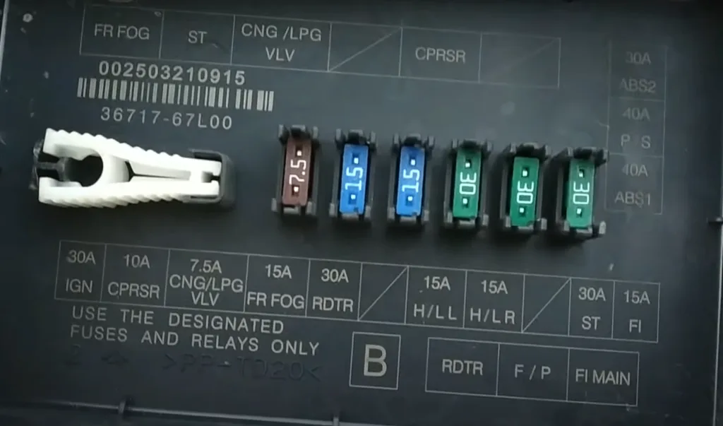 Maruti Suzuki Wagon R Fuse Box Diagram Ninja Fix