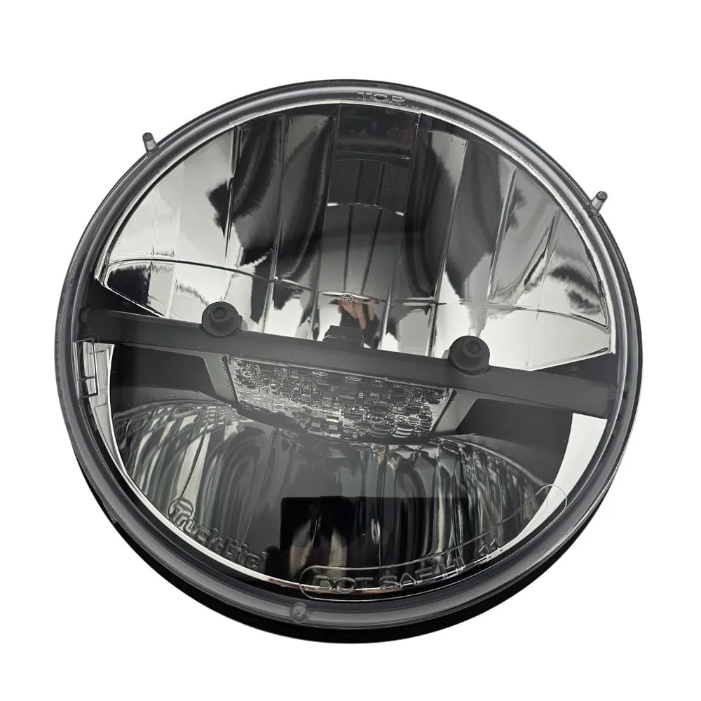 Maxxima 7 Inch Round High Low Automatic Heated Led Headlamp Pair Bundle 12V 24V