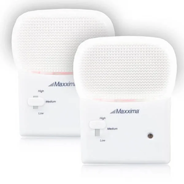 Maxxima High Medium Low Led Night Light With Dusk To Dawn Sensor Pack Of 2