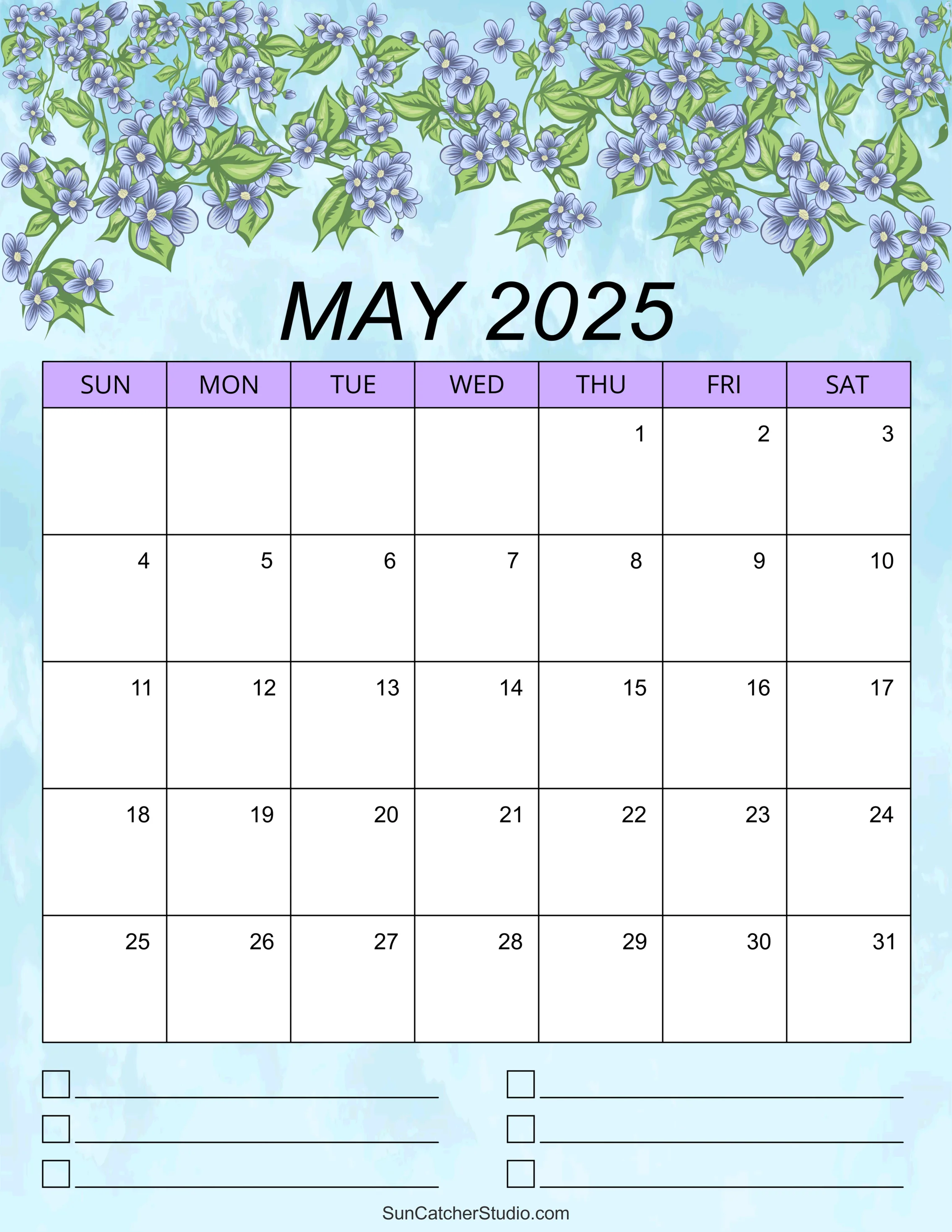 May 2025 Calendar Template Afton Charu