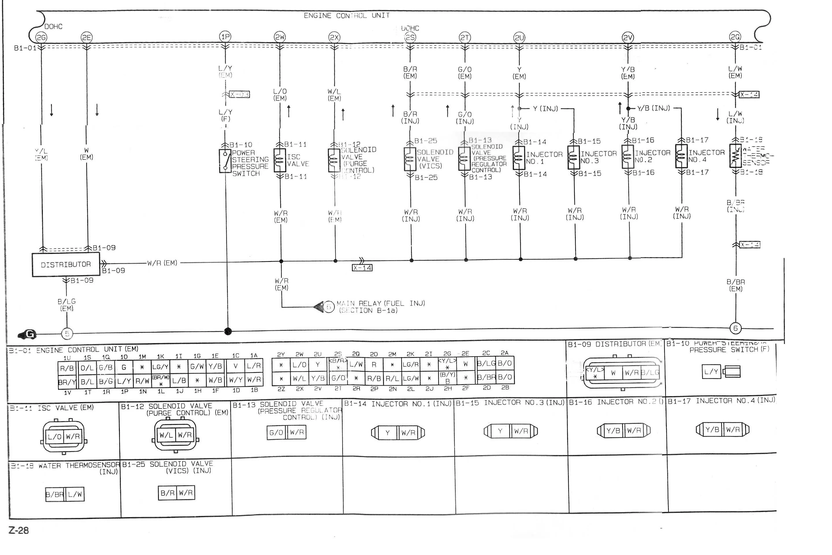 Mazda 323 Ecu Wiring Diagram Wiring Diagram