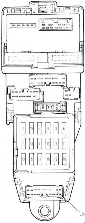 Mazda 626 1987 1992 Fuse Box Diagram Auto Genius