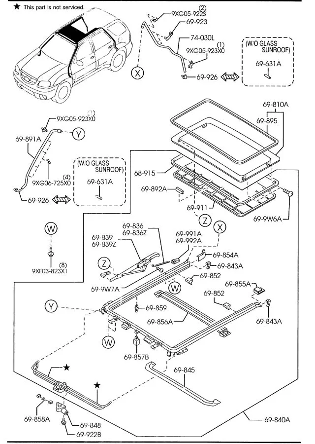 Mazda Tribute Enginepartment Diagram