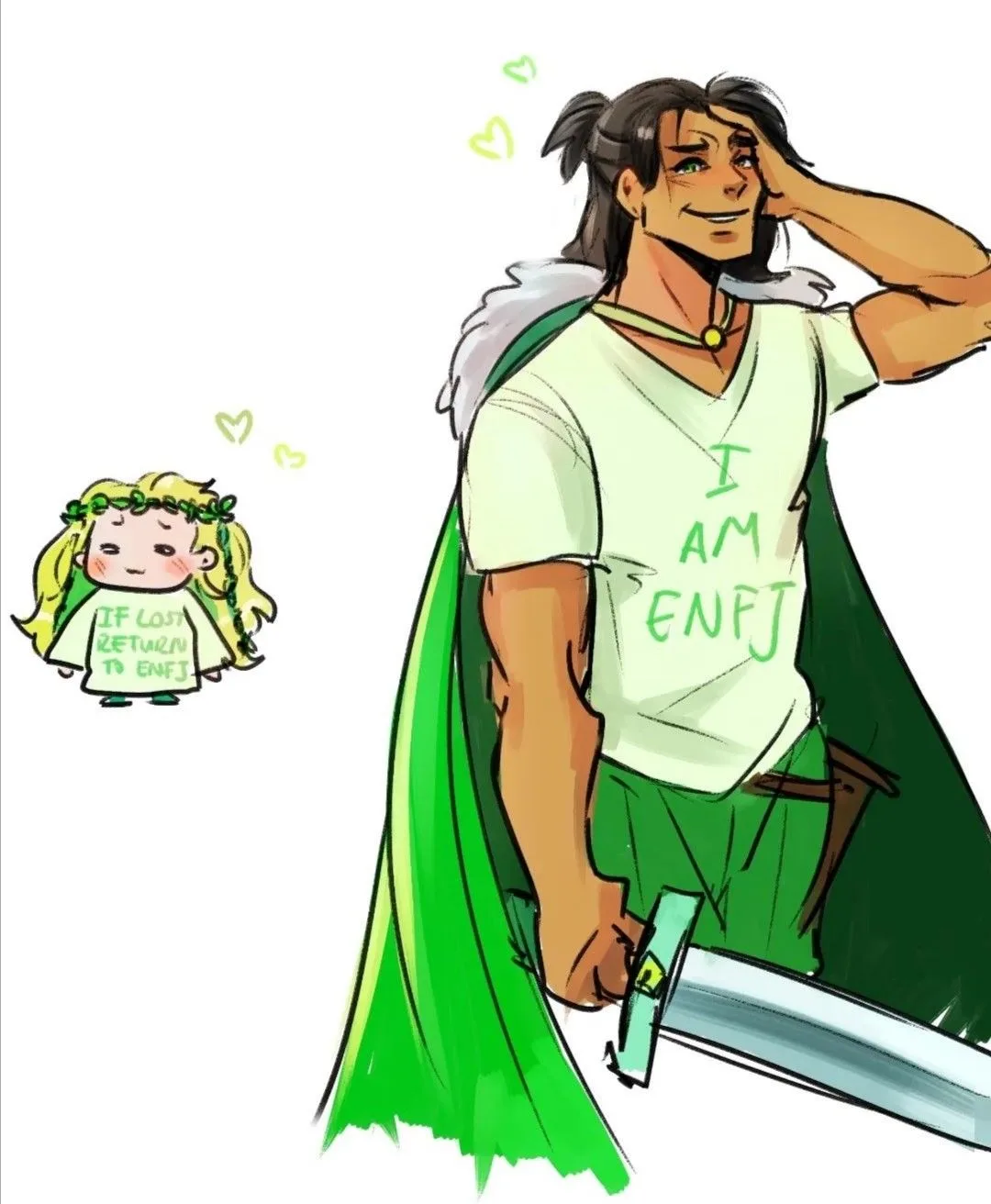 Mbti Fanart Of Infp And Enfj Infp Personality Type Myers Briggs Personality Types Myers Briggs