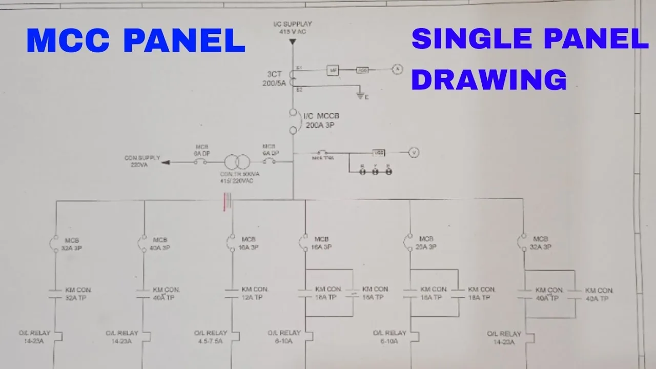 Mcc Panel Circuit Diagram