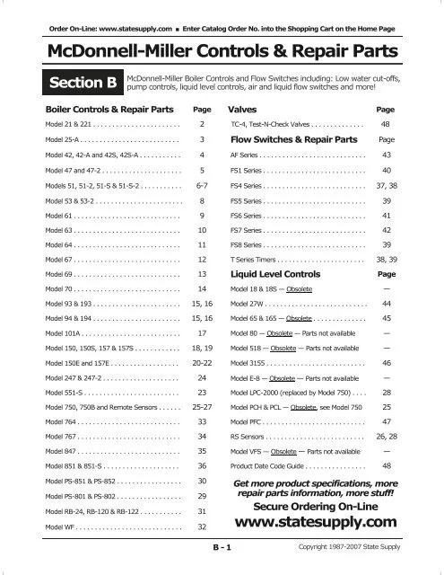 Mcdonnell Miller 67 Wiring Diagram Database