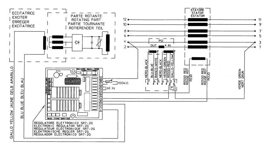 Mecc Alte Sr7 Avr Auto Voltage Regulator Made In Italy