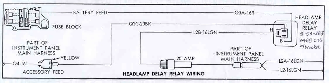 Mechanical Diagram Of 1971 Dodge Charger Hidden Headlight Mo