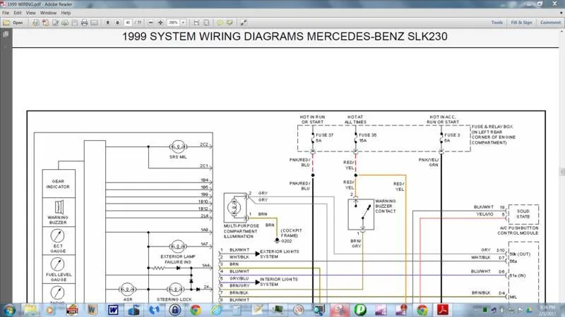 Mercedes Benz Slk 230 Wiring Diagram Wiring Diagram