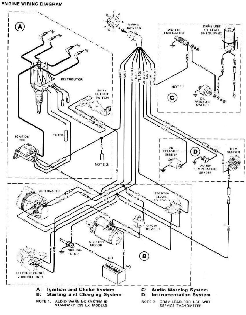 Mercruiser 3 0 Ignition Switch Wiring Diagram Mercruiser 3 0