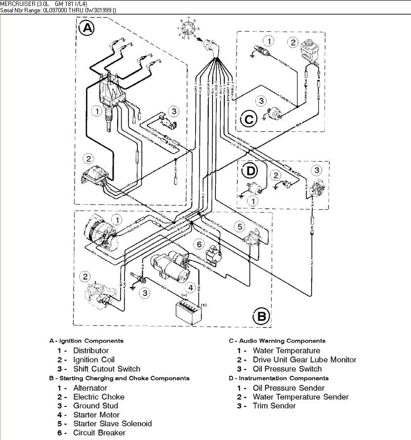 Mercruiser 4 3 Distributor Wiring Diagram Wiring Diagram