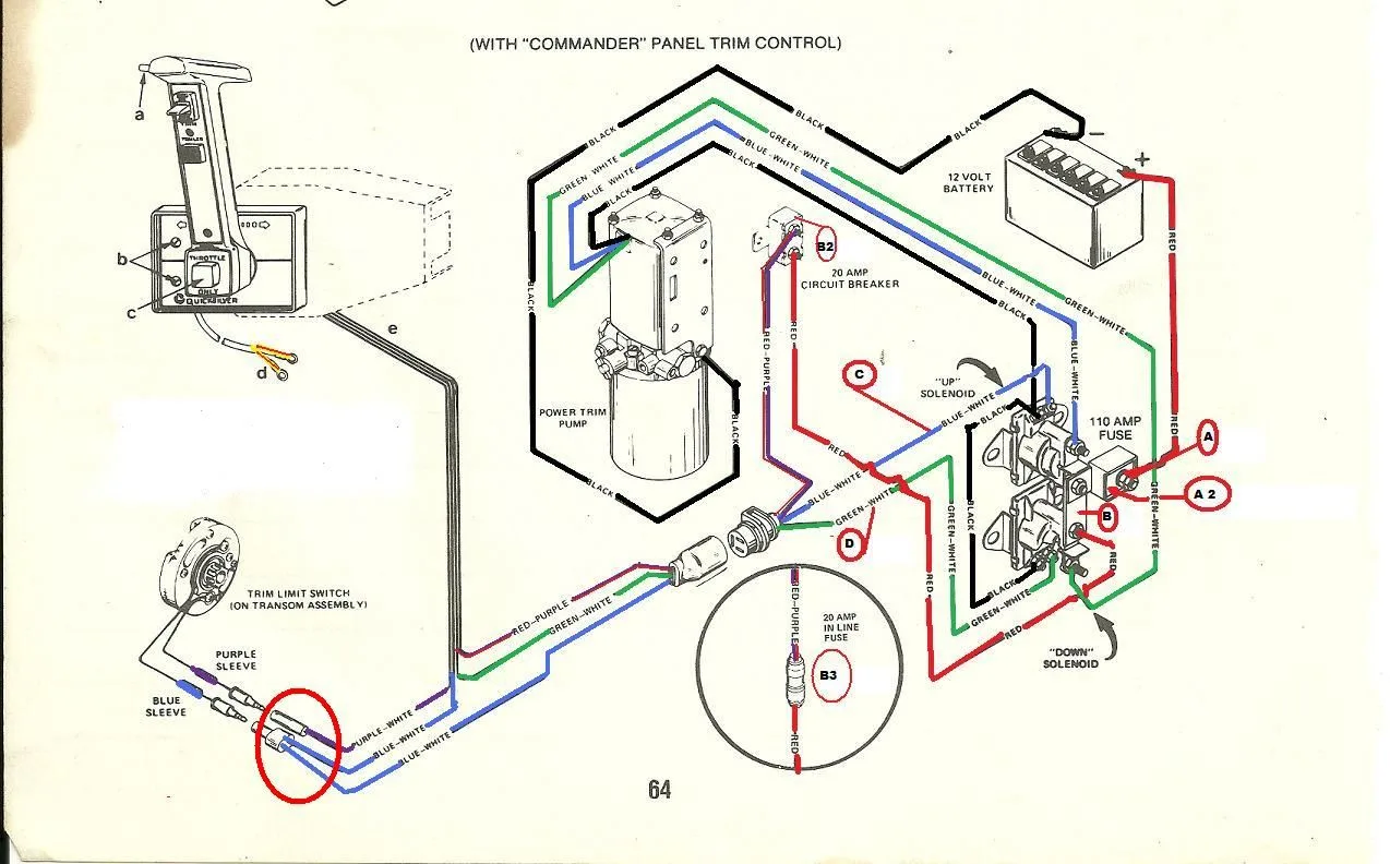 Mercruiser Starter Solenoid Wiring Diagram 12V
