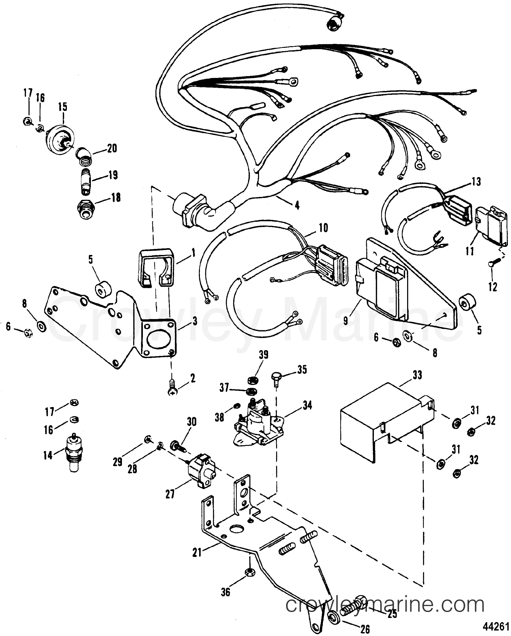 Mercruiser Thunderbolt Iv Ignition Module Wiring Diagram Wiring Diagram
