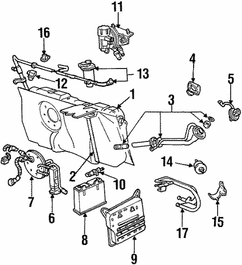 Mercury Grand Marquis Parts Diagram