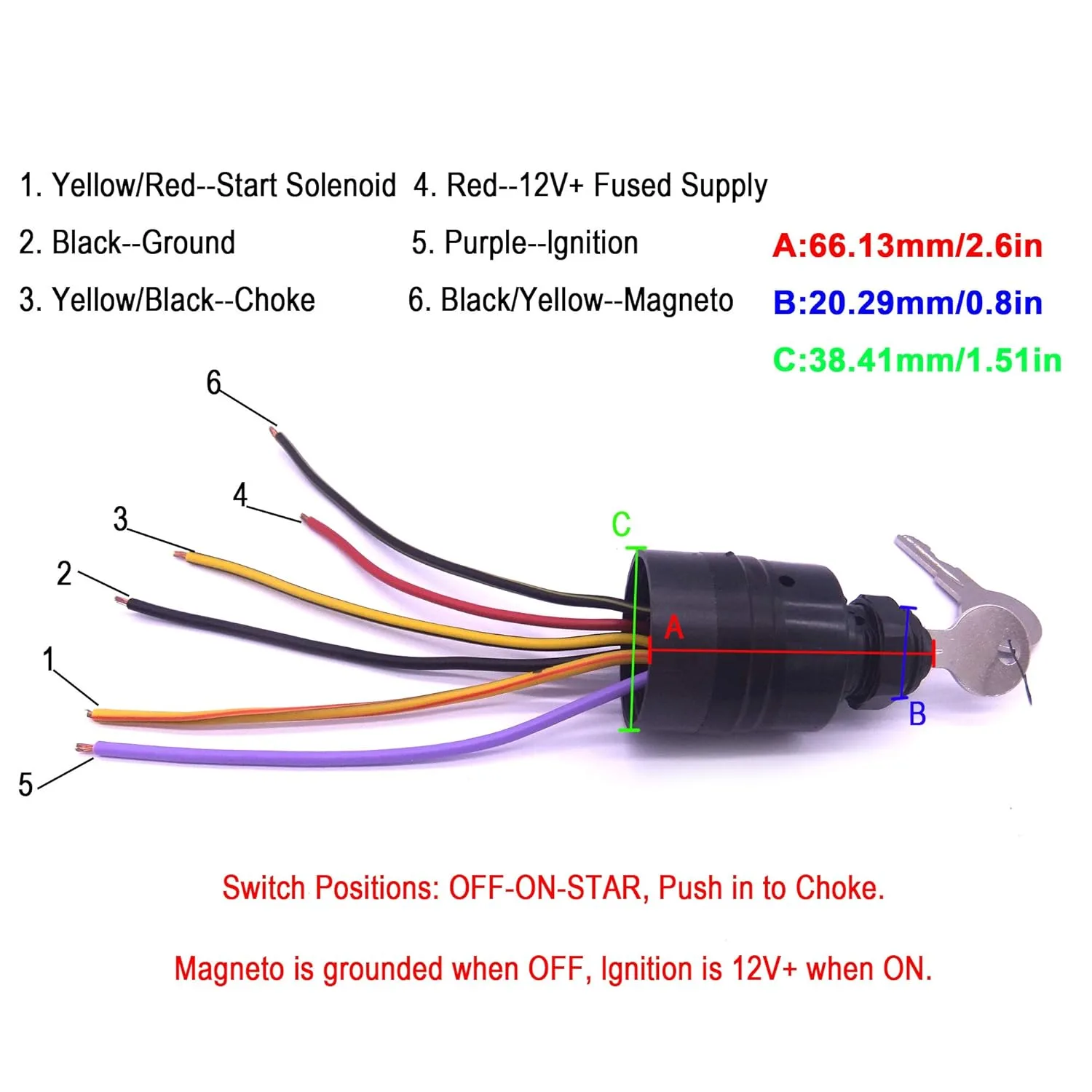 Mercury Ignition Switch Wiring Cable