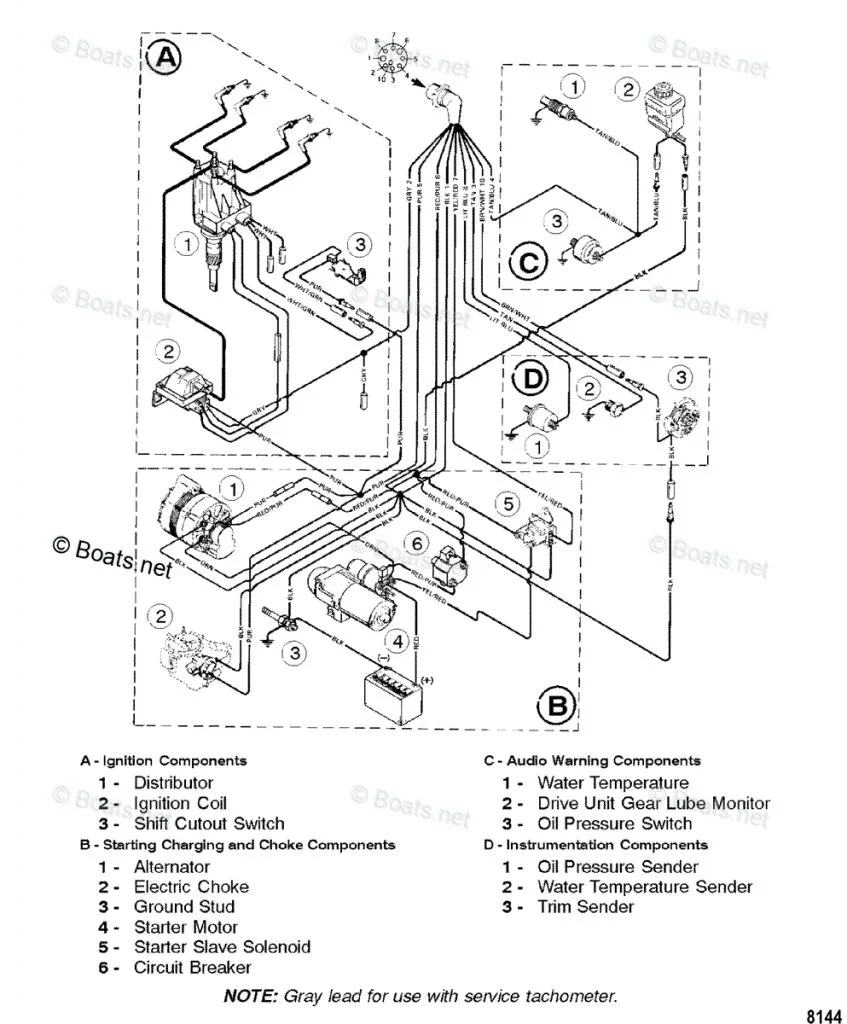 Mercury Mercruiser Sterndrive Partsyear Mercruiser Oem Parts Mercruiser 3 0 Wiring Diagram