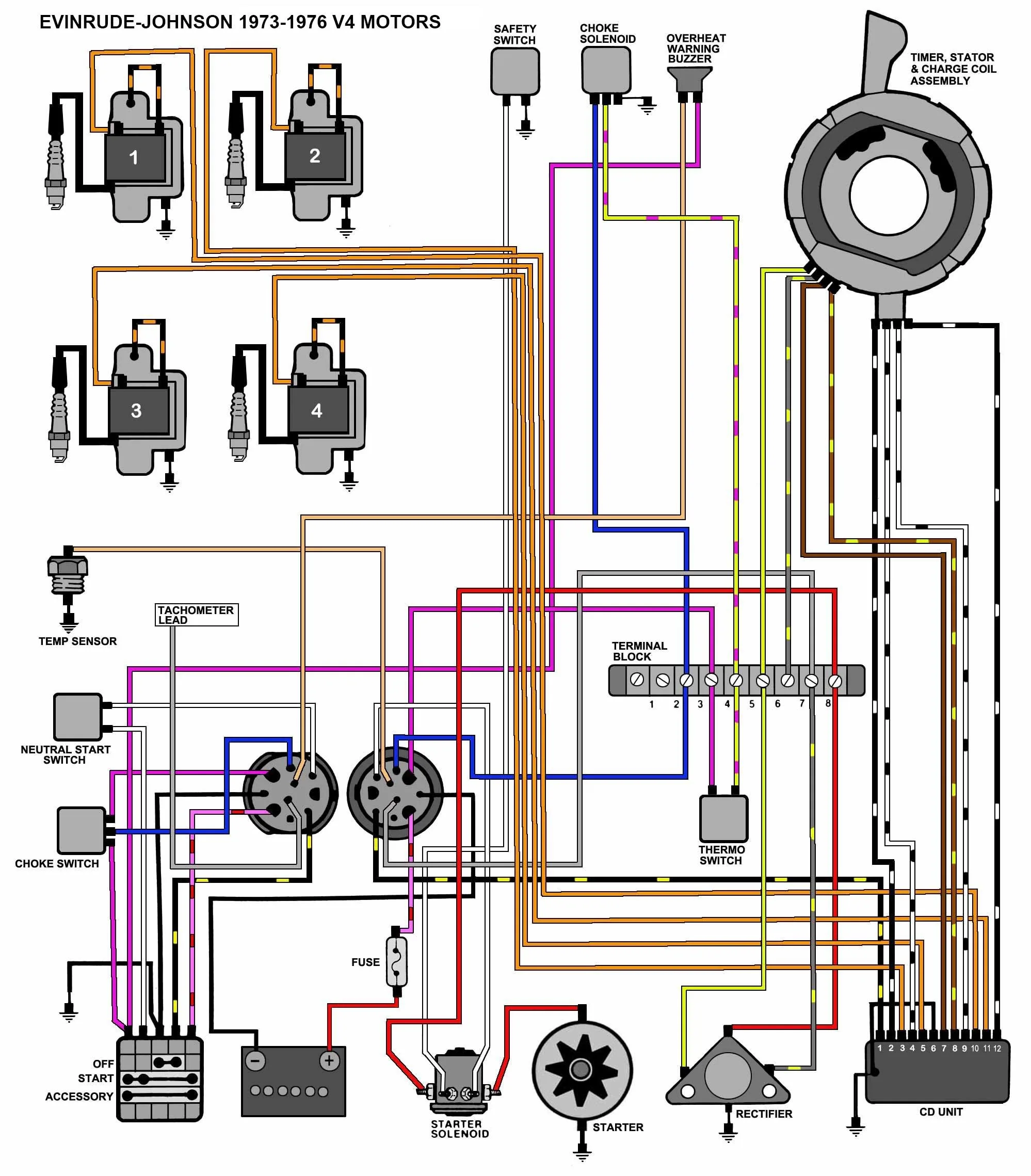 Mercury Outboard Key Switch Diagram Ignition Switch Diagram