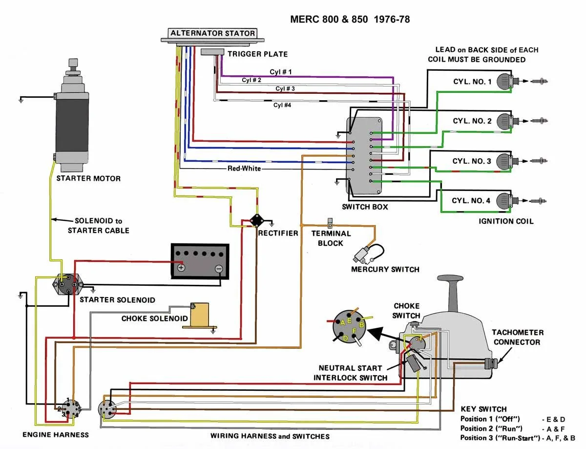 Mercury Wiring Diagram Outboard Mercury Outboard Trim Wiring