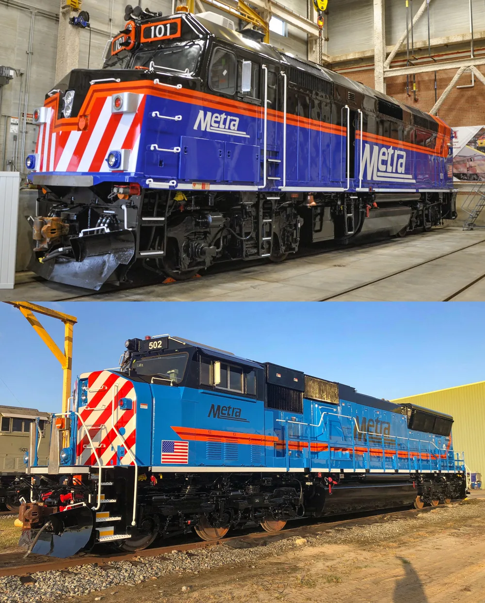 Metra S Colorful Locomotive Fleet Trains
