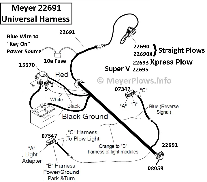 Meyer Plow Wiring Diagram E 58H