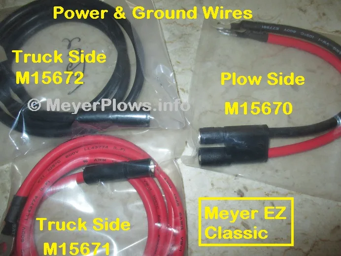 Meyer Plow Wiring Identification Information