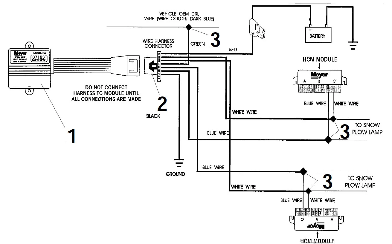 Meyer Snow Plow Lights Wiring Diagram Collection Wiring Diagram Sample