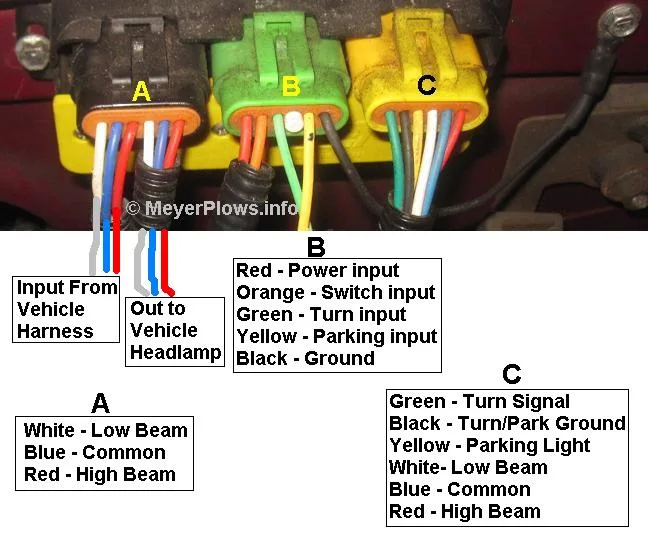 Meyers Plow Lights Wiring Diagram Wiring Site Resource
