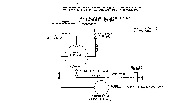 Mgb Overdrive Wiring Diagram Wiring Diagram