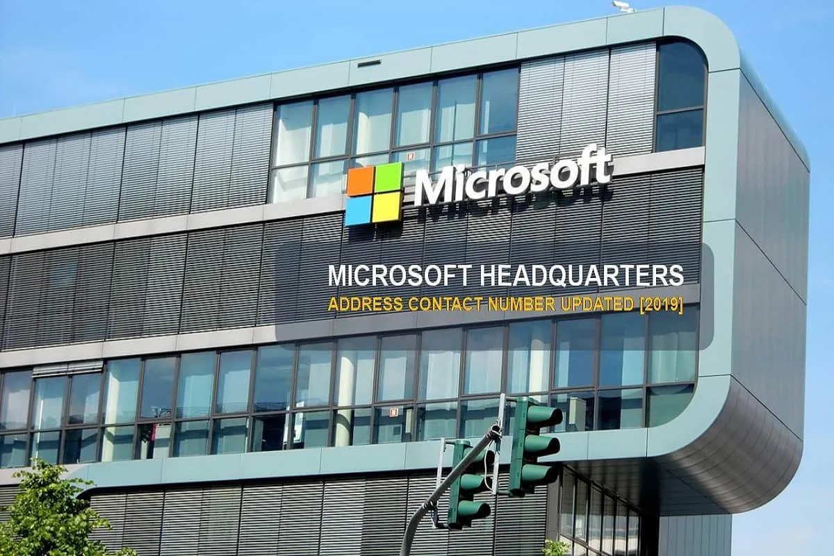 Microsoft Headquarters Address Contact Number Updated 2023