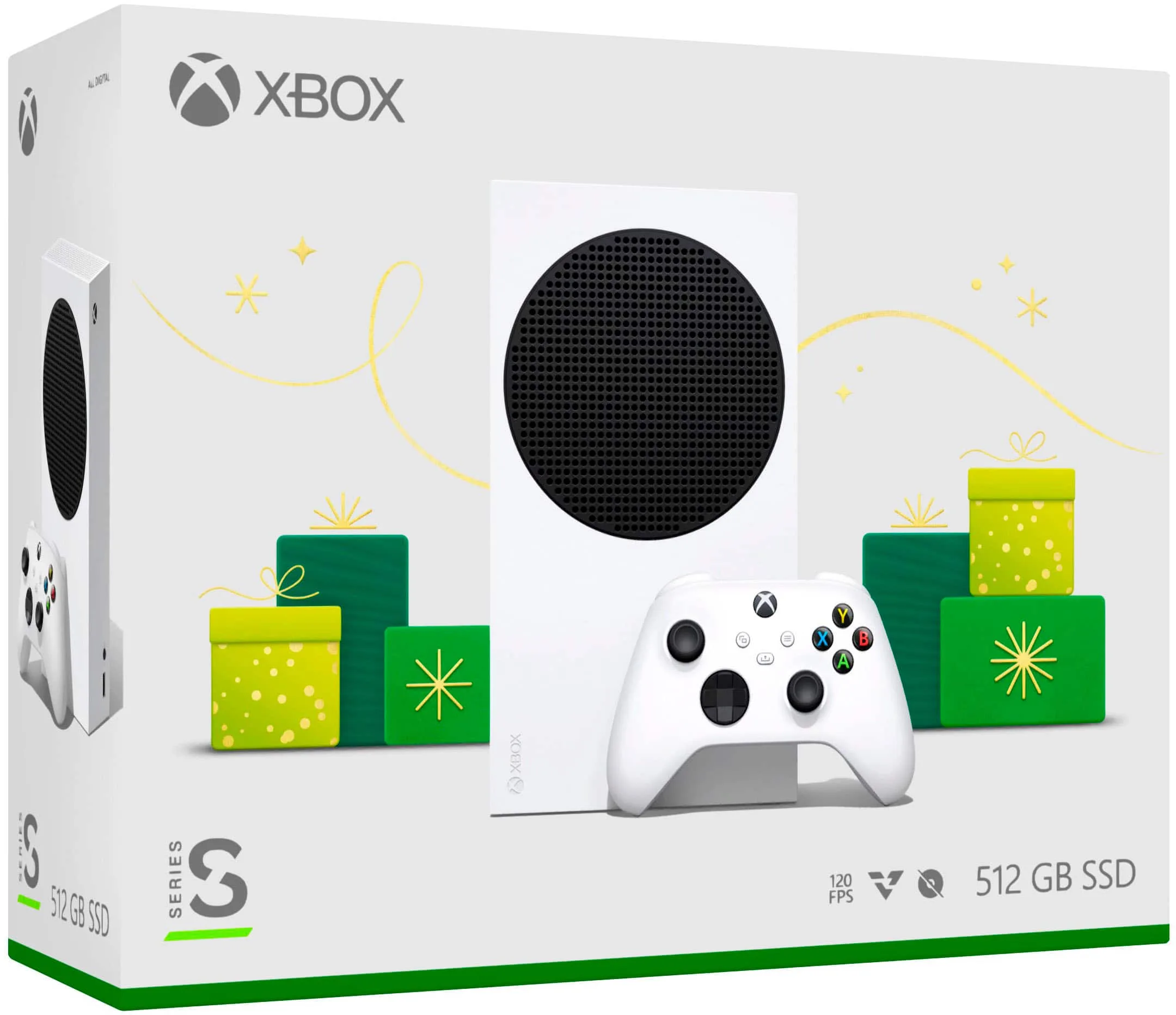 Microsoft Xbox Series S 512 Gb All Digital Disc Free Gaming Holiday Console White Rrs 00049