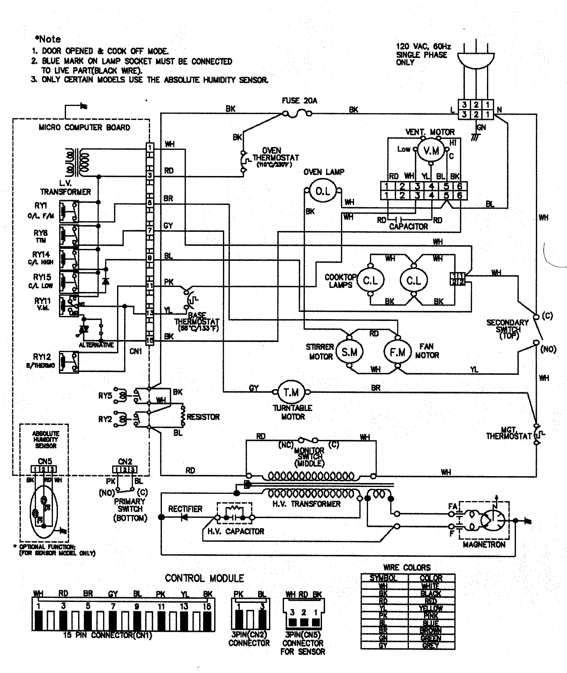Microwave Transformer Wiring Diagram