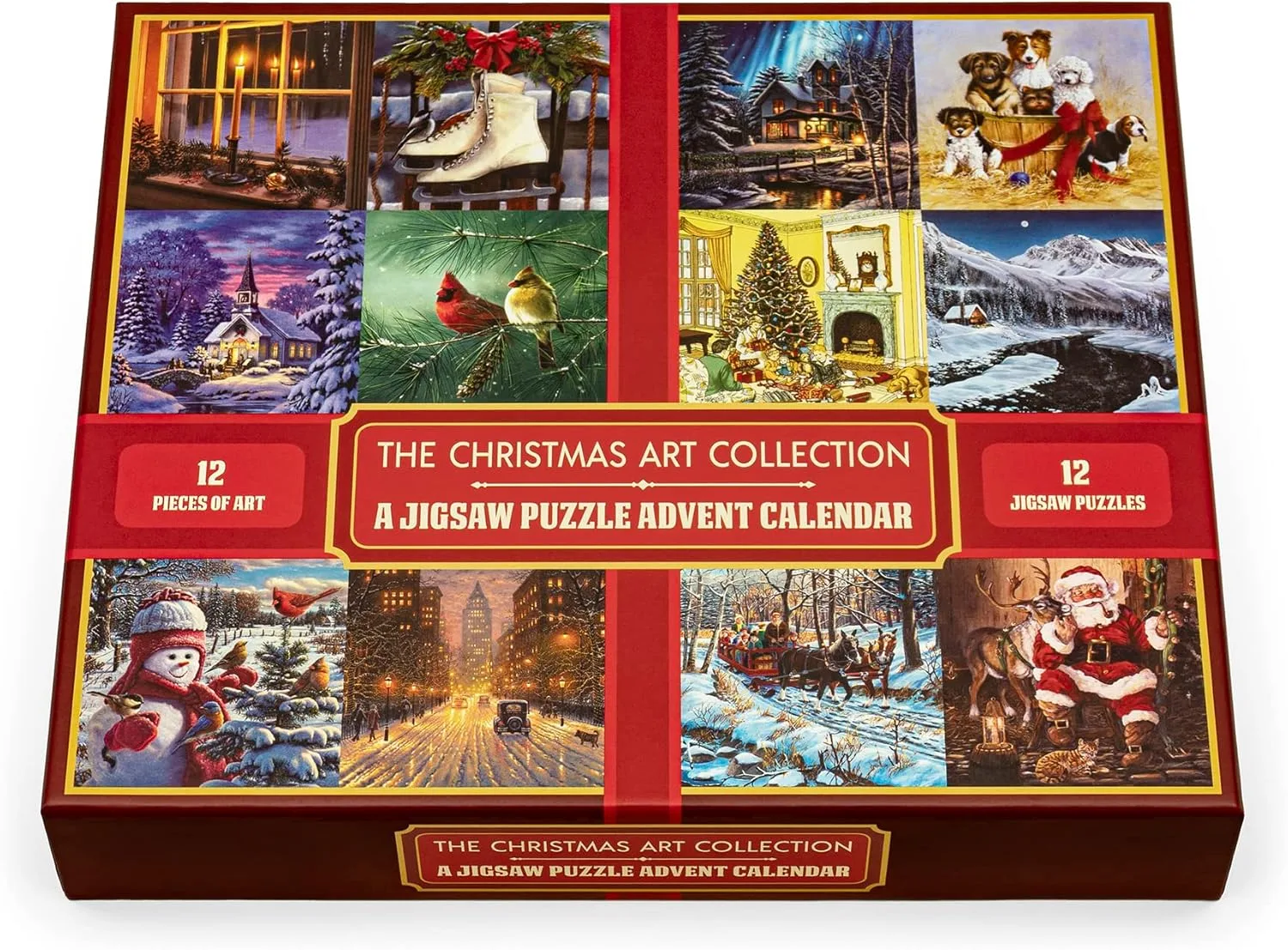 Mindmade Jigsaw Puzzle Advent Calendar The Christmas Art Collection Multicolor Jigsaw
