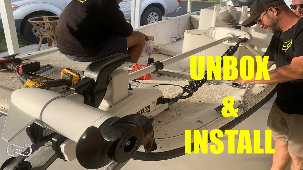 Minn Kota Terrova Trolling Motor Installation