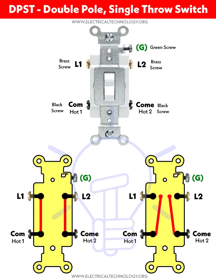 Mk Double Pole Switch Wiring Diagram